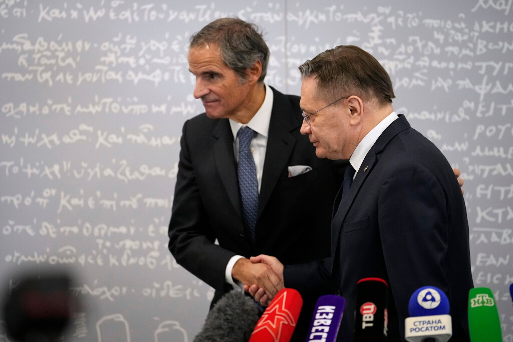 IAEA-Chef Grossi ist zuletzt mehrfach nach Russland gereist, wo er auch den Chef der russischen Atombehörde Lichatschow traf. (Archivbild)