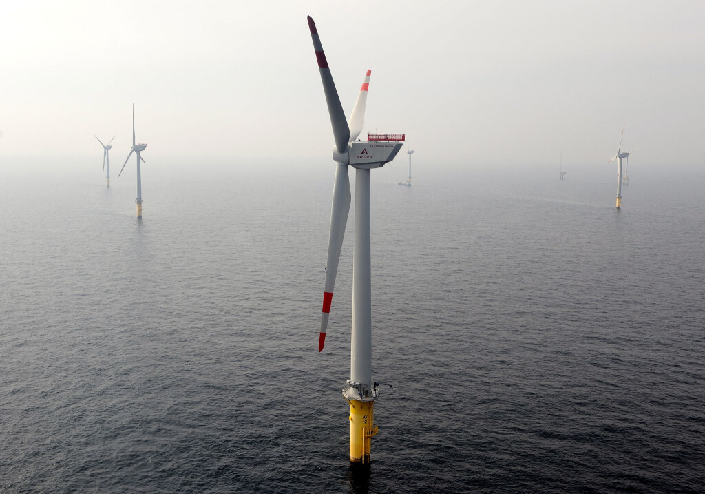 Der erste deutsche Hochsee-Windpark «Alpha Ventus» ging als Testfeld 2010 an den Start.