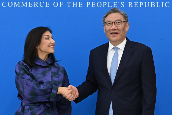 Wirtschaftsministerin Reiche traf Chinas Handelsminister Wang.
