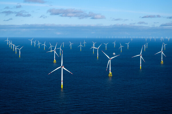 Ein Offshore-Windpark (Illustration)