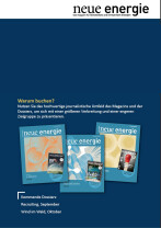 Cover neue energie Dossiers